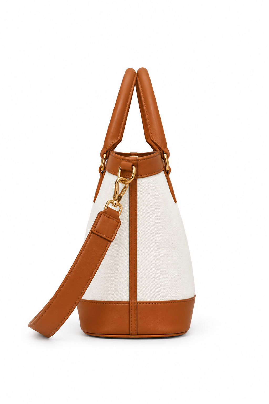 Borsa Charlotte – Canvas e Cuoio